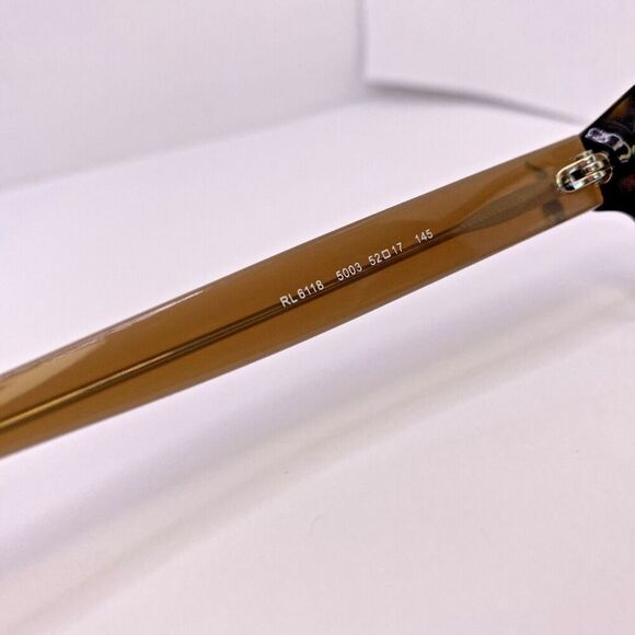 Ralph Lauren Eyeglasses Frame Authentic RL 6118 5003 52 [] 17 145 MM Tortoise - Picture 8 of 9